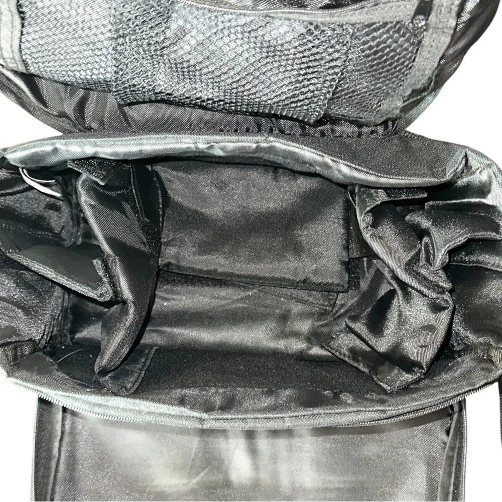 Highly Padded Camera Bag Protective Black Bag Multi Pockets Zips Universal Fit